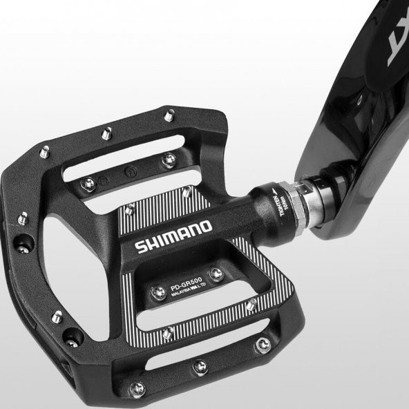 Shimano PD-GR500 Platform Pedal Çivili BMX-DH EPDGR500L ürün görseli 1