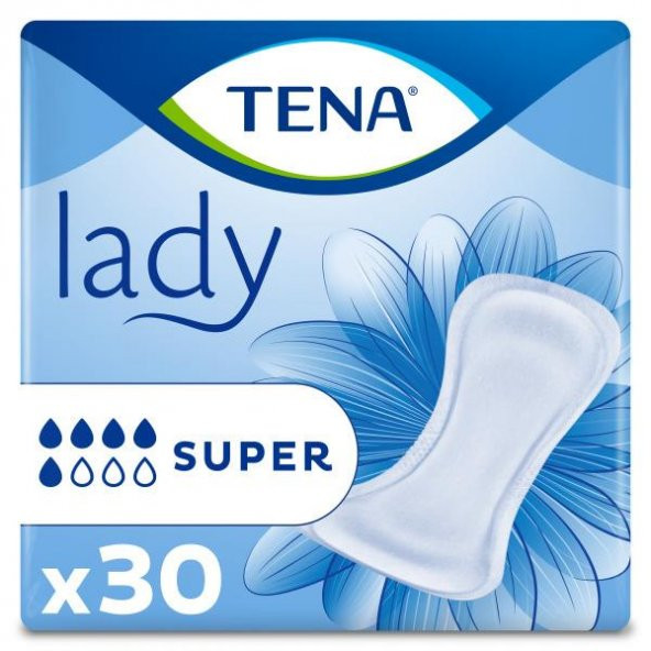 Tena Lady Süper 5 Damla 30'lu Kadın Mesane Pedi ürün görseli 1