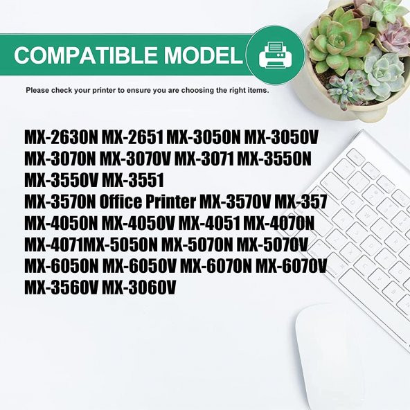 SHARP MX-3571 Muadil Toner Takım / Sharp MX-61GT - Resim 2