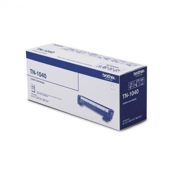 Brother TN-1040 1000 Sayfa Kapasiteli Siyah Orjinal Toner ürün görseli 1
