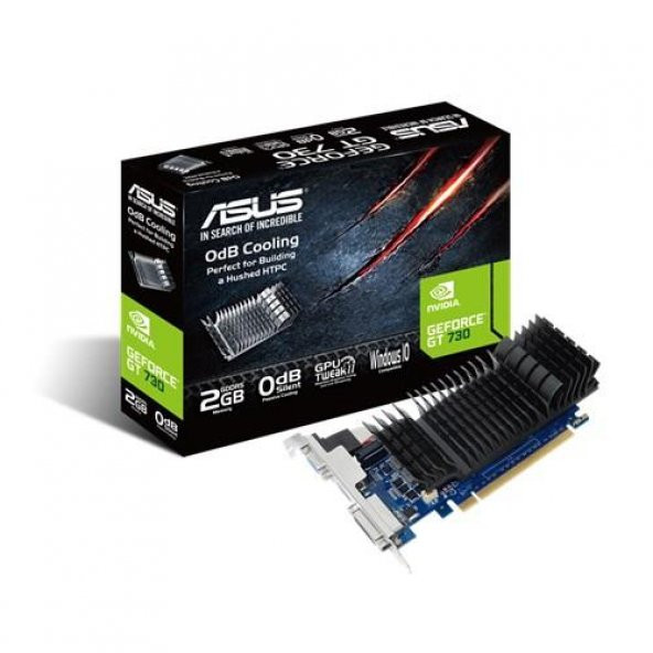 Asus GT730-SL-2GD5-BRK 2GB 64Bit DDR3 PCI 2.0 Ekran Kartı ürün görseli 1