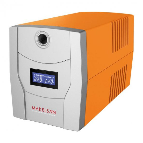Makelsan Lion MU01200L11MP005 1200 VA 2x 7AH 5-10dk Line İnteraktif Kesintisiz Güç Kaynağı ürün görseli 1