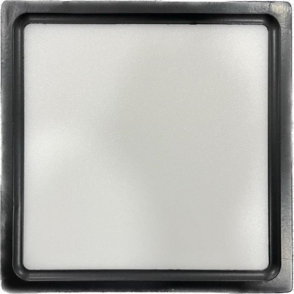 NisaLuce 18W Sıva Üstü Led Panel Armatür 6500K Siyah Kasa ürün görseli 1