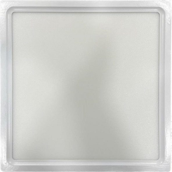 NisaLuce 24W Sıva Üstü Kare Led Panel Beyaz Kasa 6500K ürün görseli 1