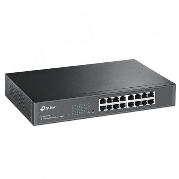 TP-Link TL-SG1016DE 16 Port 10/100/1000Mbps Rackmount Switch ürün görseli 1