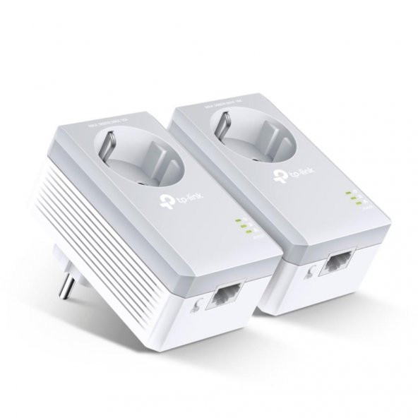 TP-Link TL-PA4010P KIT AV600 AC Güç Soketli Powerline Adaptör Başlangıç Kiti ürün görseli 1