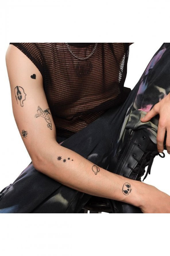 Özgür Ruhlu Spray Tattoo Geçici Sprey Dövme Seti ürün görseli 1