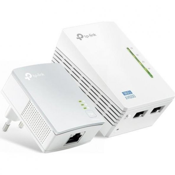 TP-Link TL-WPA4220KIT 300Mbps, 300m mesafeli, 2 LAN portlu Powerline Adaptör Kit ürün görseli 1