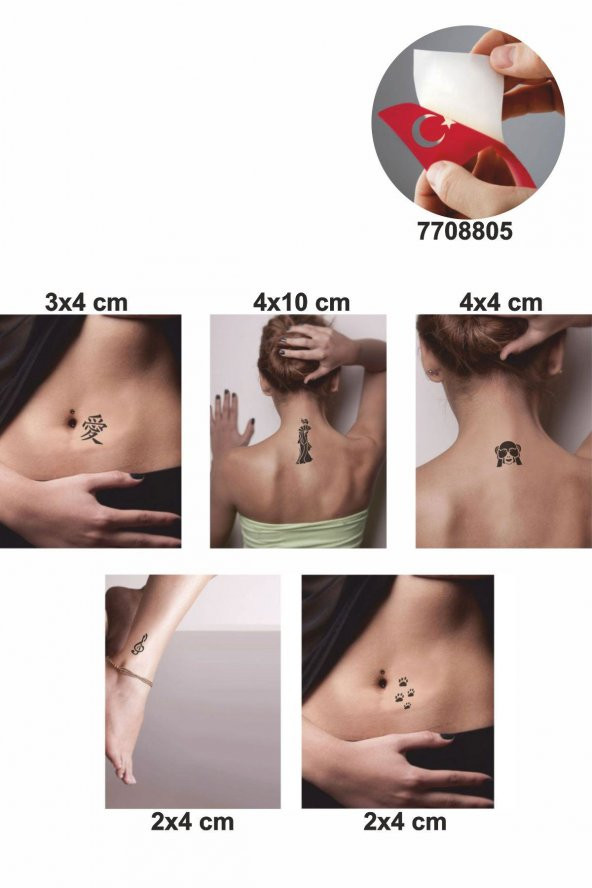 Uzakdoğu Desenleri Hint Kınası ile Geçici Dövme Yapma Seti ürün görseli 1