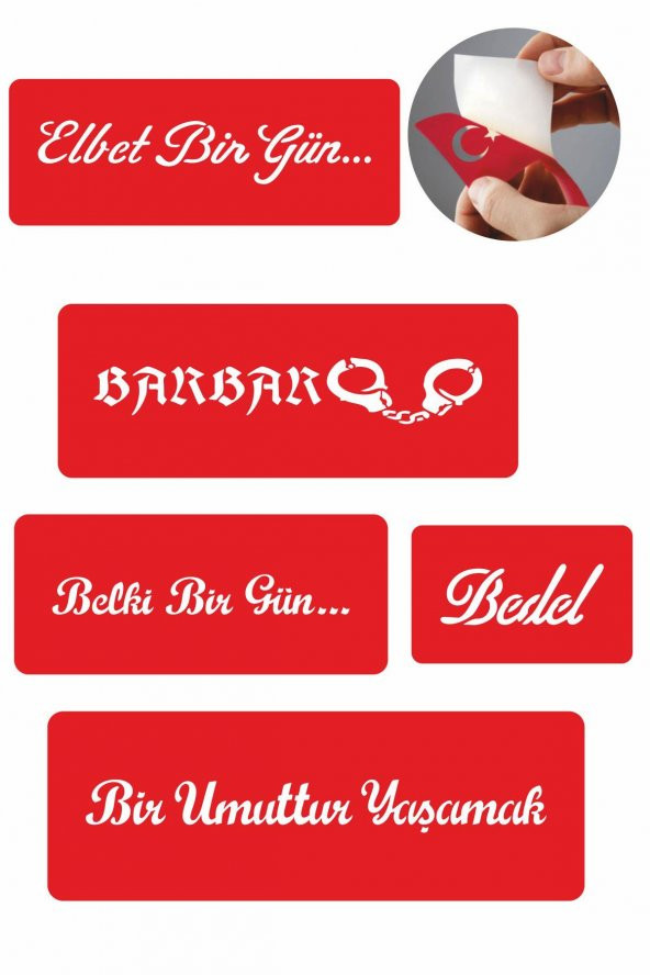 Barbar Bedel Geçici Dövme için 5 Şablon ürün görseli 1