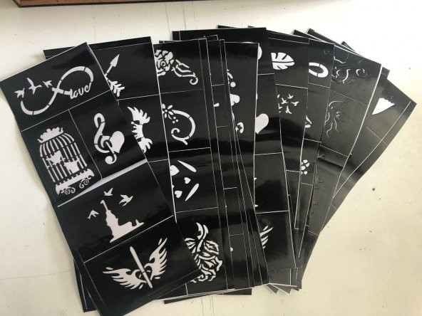 Hint Kınası Desenleri 12 Sayfa Birden 2 Tüp Kına Hediyeli ürün görseli 1