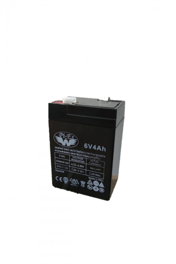 orbus 6v 4ah Işıldak İçin Bakımsız Kuru Akü 6 Volt 4 Amper Akü ürün görseli 1