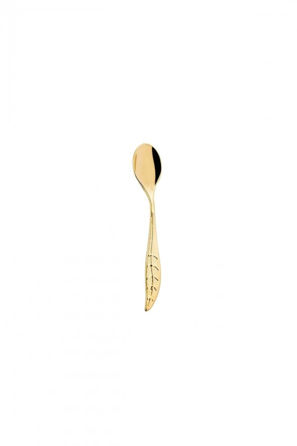 Metal 6lı Dekoratif Çay Kaşığı Gold ürün görseli 1