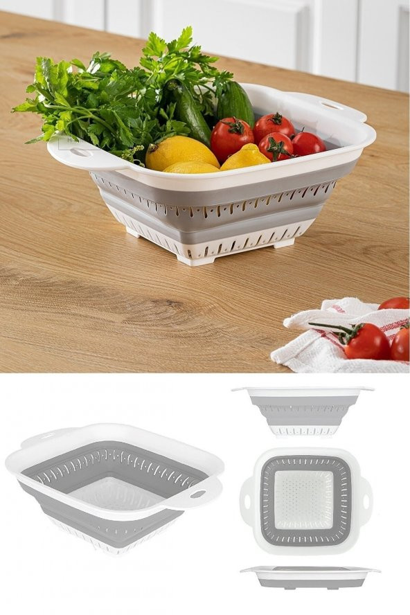 Katlanır Kare Süzgeç(bee Home) ürün görseli 1
