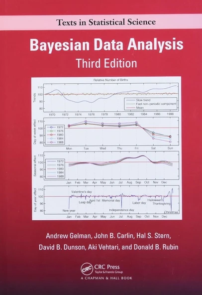 Bayesian Data Analysis, Third Edition (Chapman & Hall/CRC Texts in Statistical Science Series) Andrew Gelman ürün görseli 1