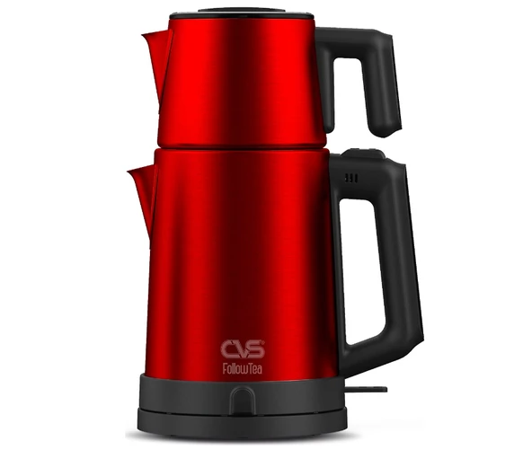 CVS DN 1532 FollowTeaRainbow Kırmızı 1800 W Çelik Çay Makinesi ürün görseli 1