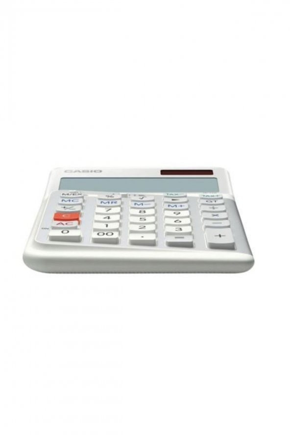 Beyaz 12 Hane Masa Üstü Ergonomik Tuşlu Hesap Makinesi ürün görseli 1