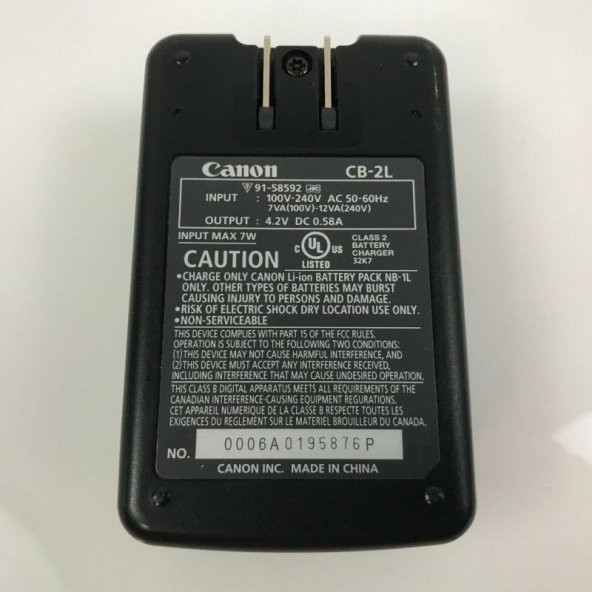 Original Canon CB-2L Batteryger ürün görseli 1