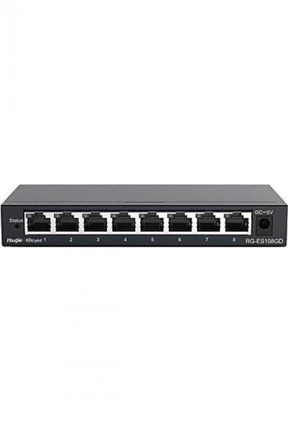 Reyee Rg-es108d 8 Port 10-100 Switch Metal Kasa ürün görseli 1