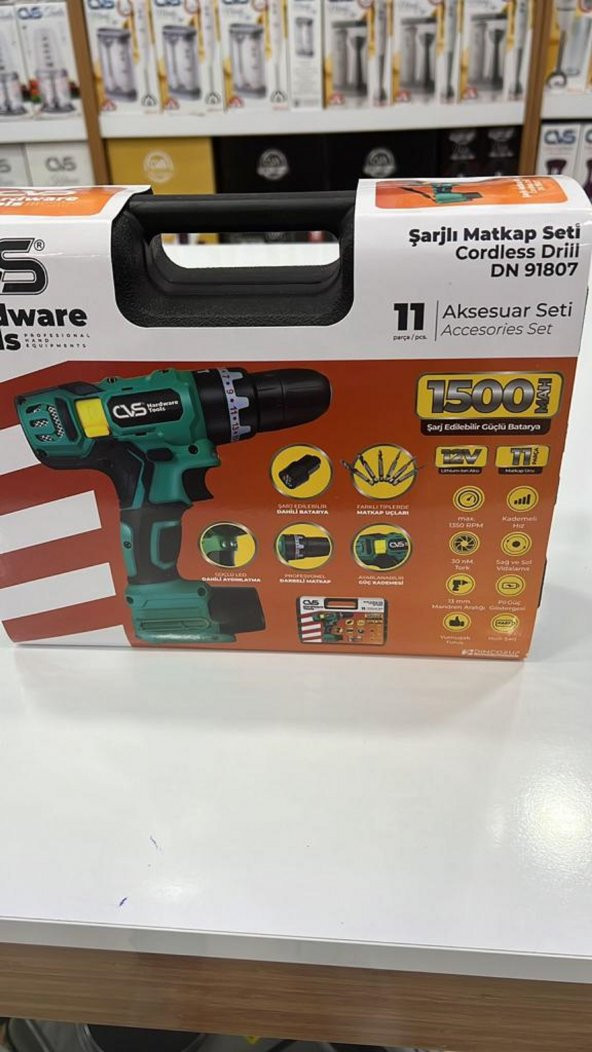 Cvs Dn91807 Şarjlı Matkap Seti ürün görseli 1