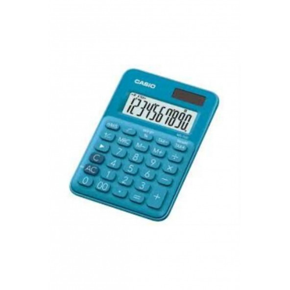 Casio Ms-7uc-bu 10 Hane Mavi Masa Üstü Hesap Makinesi ürün görseli 1