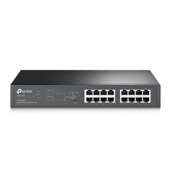 TP-Link TL-SG1016PE 16-Port Gigabit Easy Smart Switch with 8-Port PoE+ (150W) ürün görseli 1