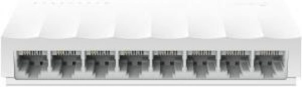 TP-Link LS1008, 8-Port 10/100 Mbps Fast Ethernet Switch, 8 Bağlantılı Ethernet Çevirici, Beyaz ürün görseli 1
