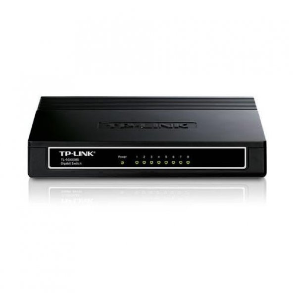 TP-Link TL-SG1008D 8 Port 10/100/1000Mbps Masaüstü Switch ürün görseli 1