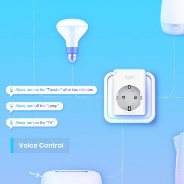 TP-Link Tapo P100 Mini Wi-Fi Akıllı Priz - Resim 3