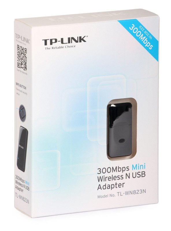 TP-Link TL-WN823N 300Mbps Wi-Fi Mini USB Adaptör - Resim 2