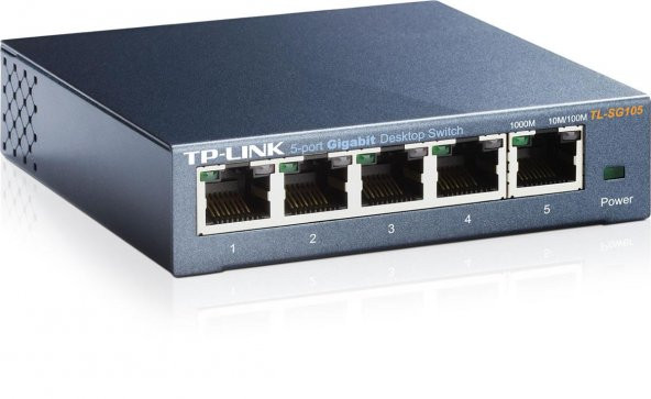 TP-Link TL-SG105 5 Port Gigabit Çelik Kasa Switch ürün görseli 1