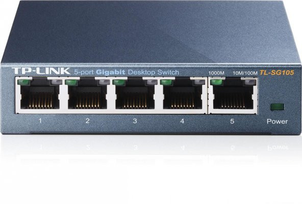 TP-Link TL-SG105 5 Port Gigabit Çelik Kasa Switch - Resim 2