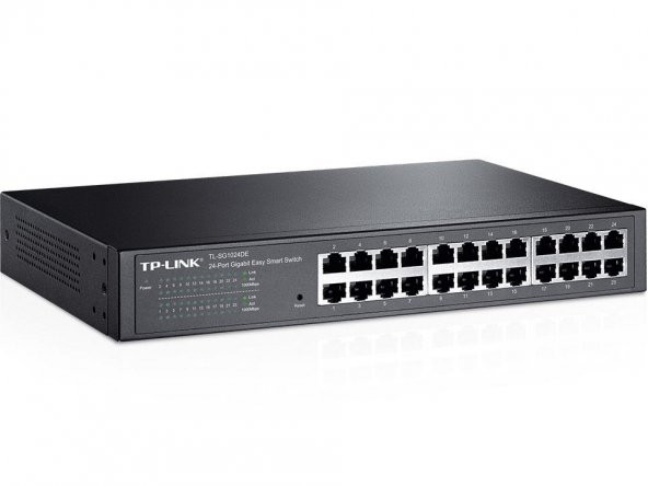 TP-Link TL-SG1024DE 24 Port 10/100/1000 Easy Smart Switch ürün görseli 1