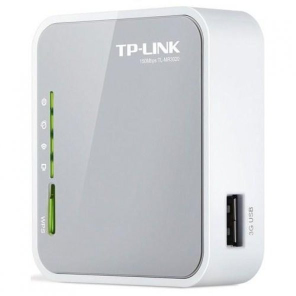 TP-Link TL-MR3020 Kablosuz 150Mbps Taşınabilir 3G Router ürün görseli 1