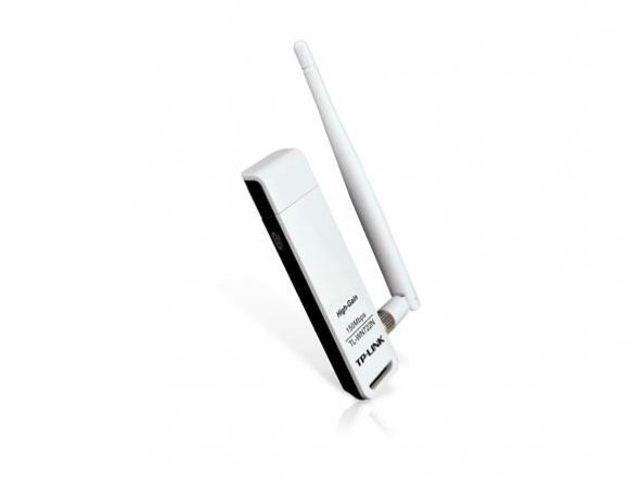 TP-LINK TL-WN722N 150Mbps KABLOSUZ USB ANTENLİ ADAPTÖR Ver:3.0 ürün görseli 1