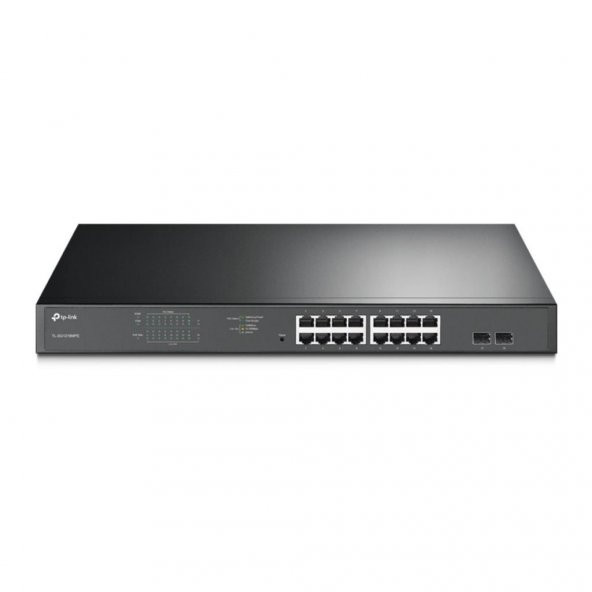 TP-Link TL-SG1218MPE 18-Port Gigabit Easy Smart Switch 2-SFP 16-Port PoE+ (250W) ürün görseli 1