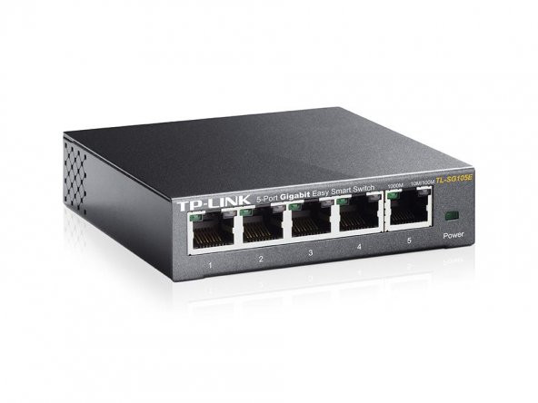 TP-Link TL-SG105E 5 Port Gigabit Easy Smart Switch - Resim 2