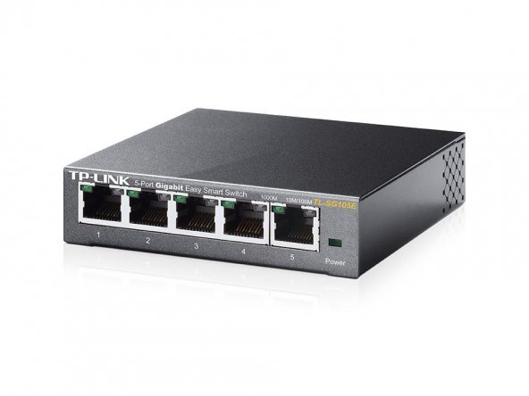 TP-Link TL-SG105E 5 Port Gigabit Easy Smart Switch - Resim 3
