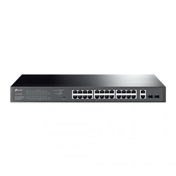 TP-Link TL-SG1428PE 28-Port Gigabit Easy Smart Switch 2-SFP 24-Port PoE+ (250W) ürün görseli 1