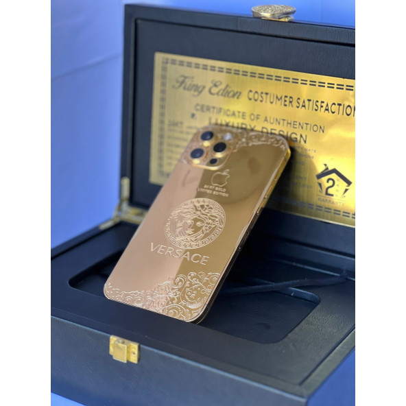 PTTAVM: Apple iPhone 12 Pro Max 5GB Ram 512GB (Versace 24K Gold)