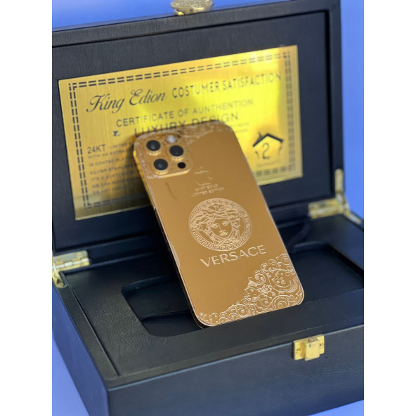PTTAVM: Apple iPhone 12 Pro Max 5GB Ram 512GB (Versace 24K Gold)