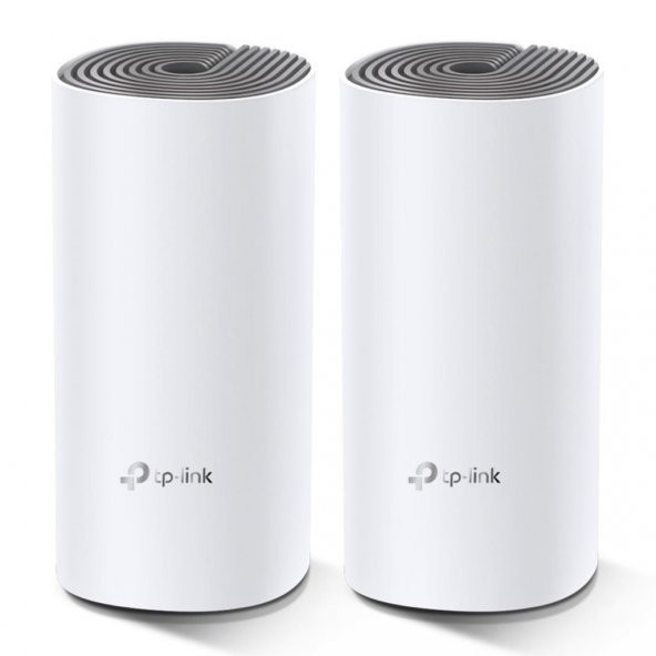 TP-Link Deco E4 1200 Mbps 5 Ghz Wi-Fi Mesh Sistemi 2'li ürün görseli 1
