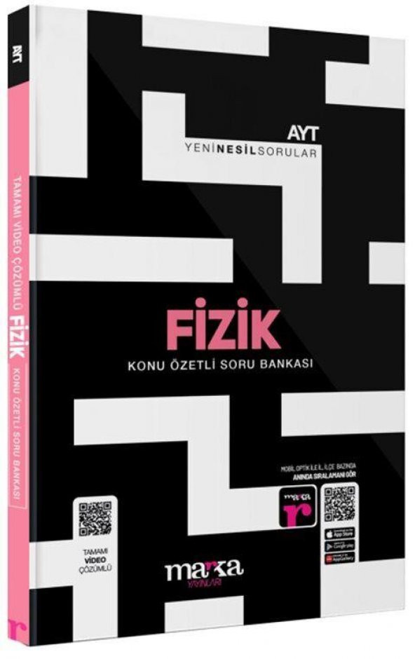 AYT Fizik Konu Özetli Yeni Nesil Soru Bankası Tamamı Video Çözümlü Marka Yayınları ürün görseli 1