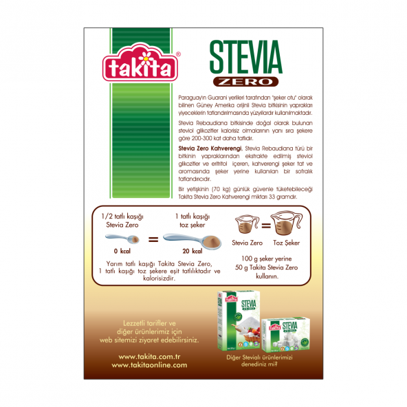 STEVİA ZERO TOZ KAH.250 GR - Resim 3