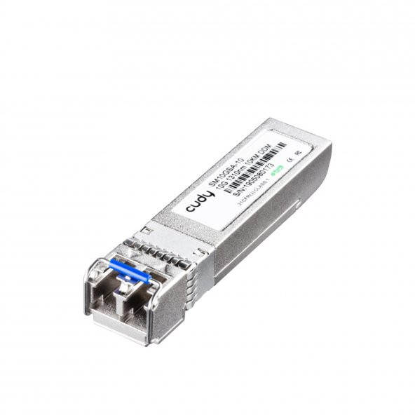 Cudy SM10GSA-10 SFP+,10Gbps,LC SMF,10KM 1310nm Endüstriyel SFP+ Modül Metal Switch ürün görseli 1