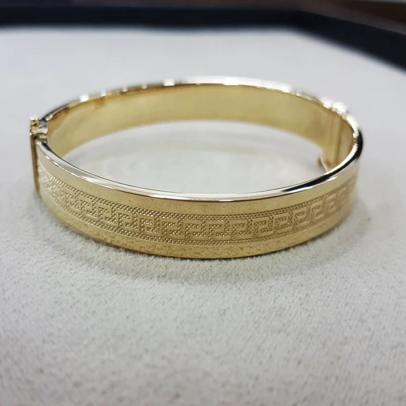 Altın Kelepçe 14K Grek 8 mm ürün görseli 1