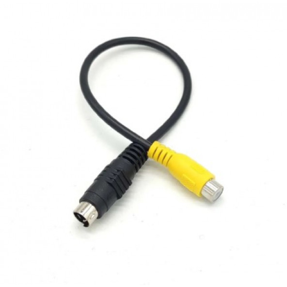 RCA to 4 pin S-Video Kablo 25 cm ürün görseli 1