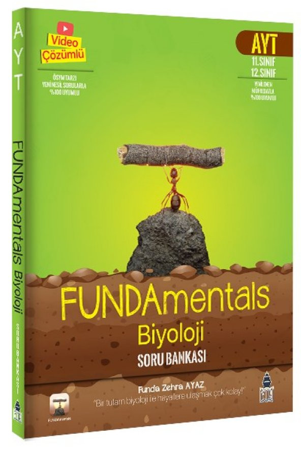 AYT Fundamentals Biyoloji Soru Bankası ürün görseli 1