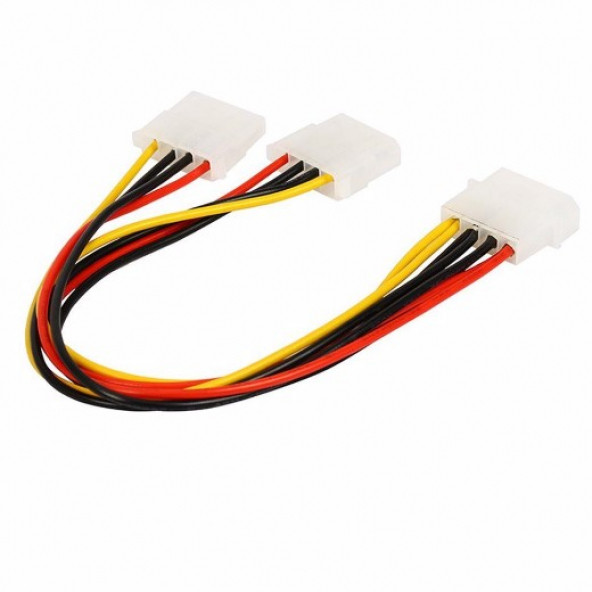 4 Pin Erkek-2 Port Dişi Molex Power Çoklayıcı Güç Kablosu ürün görseli 1