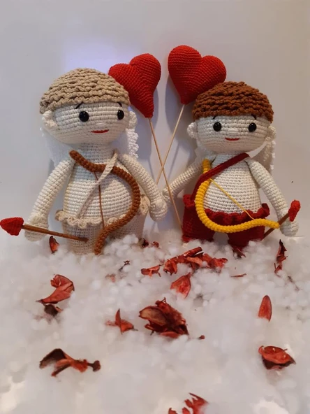 Aşk Melekleri Amigurumi Organik Oyuncak ürün görseli 1